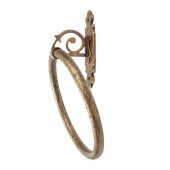 Держатель для полотенец кольцо 131253 цвет старая бронза, латунь диаметр 200 мм