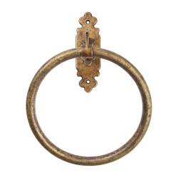 Держатель для полотенец кольцо 131253 цвет старая бронза, латунь диаметр 200 мм