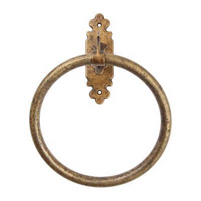 Держатель для полотенец кольцо 131253 цвет старая бронза, латунь диаметр 200 мм