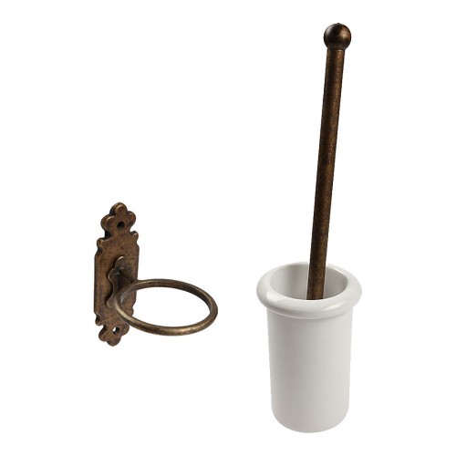 Ёршик 131312 цвет старая бронза, белая керамика, латунь