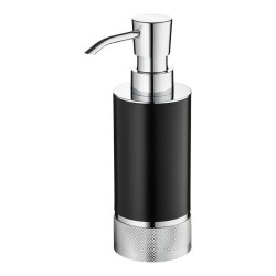 Дозатор для жидкого мыла 20006 001006 CR-AL6 цвет глянцевый хром, черный