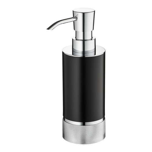 Дозатор для жидкого мыла 20006 001006 CR-AL6 цвет глянцевый хром, черный Дозатор для жидкого мыла 20006 001006 CR-AL6 цвет глянцевый хром, черный