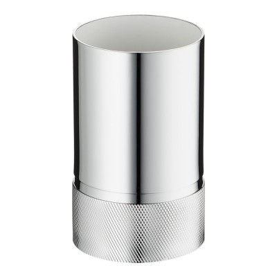 Стакан для зубных щеток 20006 001007 CR цвет глянцевый хром с насечкой Стакан для зубных щеток 20006 001007 CR цвет глянцевый хром с насечкой