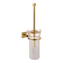 Ёршик 3504-72-003 цвет глянцевое золото, узорчатое стекло, кристаллы Swarovski, латунь