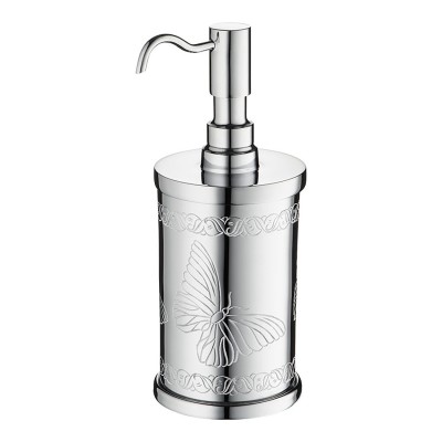 Дозатор для жидкого мыла 3507-8-005 цвет глянцевый хром, латунь высота 205 мм