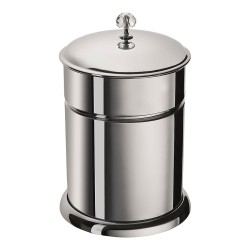 Ведро с крышкой 3512-37-005 цвет глянцевый хром, кристалл, латунь