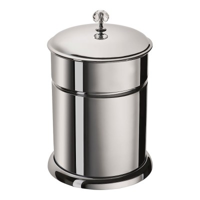 Ведро с крышкой 3512-37-005 цвет глянцевый хром, кристалл, латунь