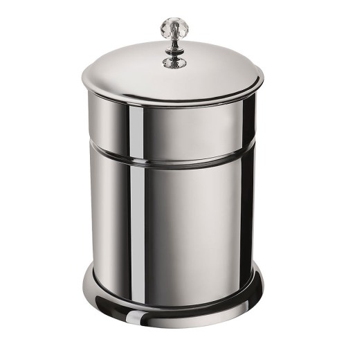 Ведро с крышкой 3512-37-005 цвет глянцевый хром, кристалл, латунь Ведро с крышкой 3512-37-005 цвет глянцевый хром, кристалл, латунь