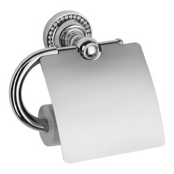Держатель для туалетной бумаги 3514K-71-005 цвет глянцевый хром, кристаллы Swarovski, латунь 