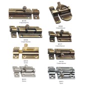 Шпингалет 00179 цвет старая бронза длина 54 мм