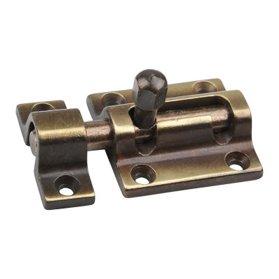 Шпингалет 00177 цвет старая бронза длина 34 мм