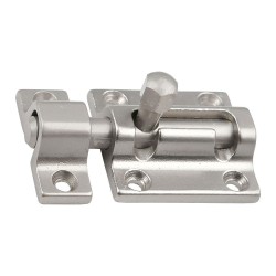 Шпингалет 00210 цвет матовый никель длина 48 мм