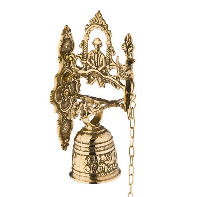 Колокол настенный 00257 глянцевая латунь длина 270 мм