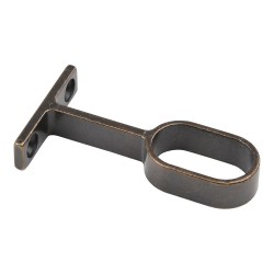 Штангодержатель проходной овальный 01534 цвет бронза Штангодержатель проходной овальный 01534 цвет бронза