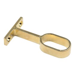 Штангодержатель проходной овальный 01554 цвет глянцевое золото Штангодержатель проходной овальный 01554 цвет глянцевое золото