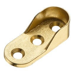 Штангодержатель боковой овальный 01560 цвет матовое золото Штангодержатель боковой овальный 01560 цвет матовое золото