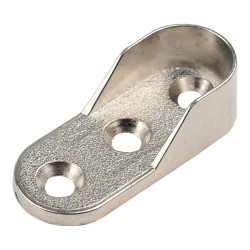 Штангодержатель боковой овальный 01563 цвет хром Штангодержатель боковой овальный 01563 цвет хром