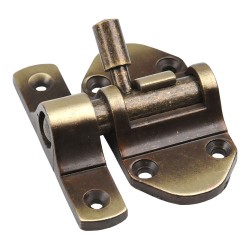 Шпингалет 02846 цвет старая бронза длина 55 мм