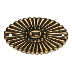 Накладка декоративная 05.0910.B цвет античная бронза длина 50 мм Накладка декоративная 05.0910.B цвет античная бронза длина 50 мм