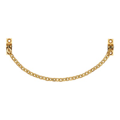 Цепочка ограничитель для двери 076130L цвет глянцевое золото длина 297 мм 