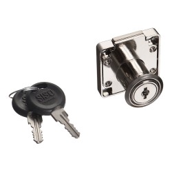 Замок накладной мебельный 14.01.052-2 цвет никель 850 