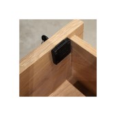 Замок накладной мебельный 14.01.067-0 цвет черный 850 