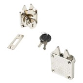 Замок накладной мебельный 14.01.450-1 цвет никель 855 ширина 40 мм