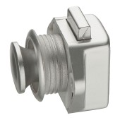 Замок мебельный с кнопкой 14.03.050-0 цвет алюминий 