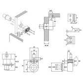 Замок мебельный с кнопкой 14.03.055-0 цвет черный, глянцевый хром