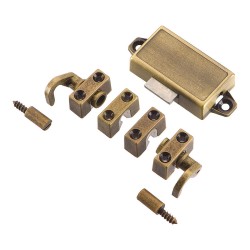 Замок накладной мебельный 14.05.312-1 цвет бронза, комплект 