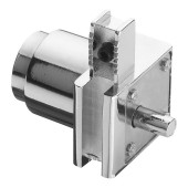 Замок для стеклянных раздвижных дверей 14.09.420-1 цвет глянцевый хром