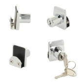 Замок накладной для стеклянной двери VETRO 14.09.520-0 цвет глянцевый хром