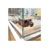 Замок накладной для стеклянной двери VETRO 14.09.520-0 цвет глянцевый хром