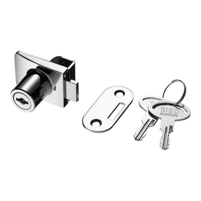 Замок накладной для стеклянной двери VETRO 14.09.520-0 цвет глянцевый хром