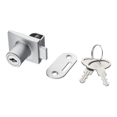 Замок накладной для стеклянной двери SQUARE 14.09.521-0 цвет алюминий 