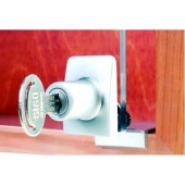 Замок накладной для стеклянной двери SQUARE 14.09.526-0 цвет алюминий 