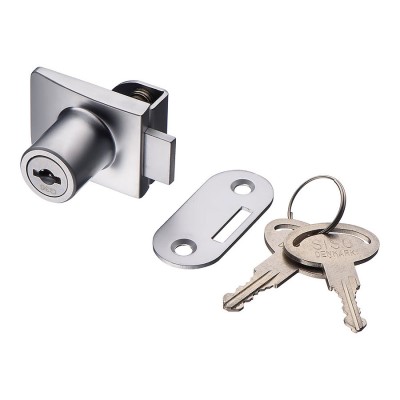 Замок накладной для стеклянной двери SQUARE 14.09.526-0 цвет алюминий 