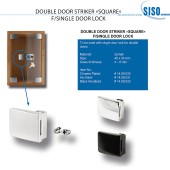 Ответная часть фиксатор для замка SQUARE 14.09.530-0 цвет глянцевый хром 