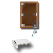 Ответная часть фиксатор для замка SQUARE 14.09.539-0 цвет бронза