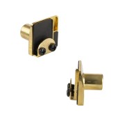 Замок накладной для стеклянной двери SQUARE 14.09.559-0 цвет бронза