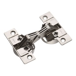 Петля широкого раскрытия мебельная 15.04.020-1 цвет никель диаметр 52 мм