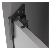 Петля для стеклянной или деревянной двери EASY 15.04.106-0 цвет черный длина 50 мм 