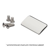 Петля для стеклянной или деревянной двери EASY 15.04.105-0 цвет глянцевый хром длина 50 мм 