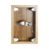 Петли для стеклянной двери BADGE 15.06.202-0 цвет черный длина 40 мм, комплект 2 штуки верх низ 