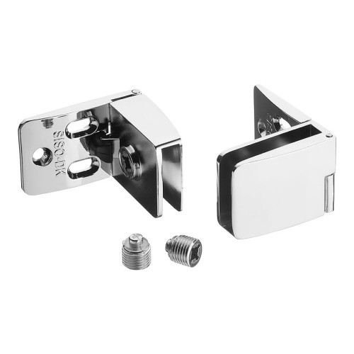 Петли для стеклянной двери SQUARE 15.06.210-0 цвет глянцевый хром длина 40 мм, комплект 2 штуки верх низ Петли для стеклянной двери SQUARE 15.06.210-0 цвет глянцевый хром длина 40 мм, комплект 2 штуки верх низ