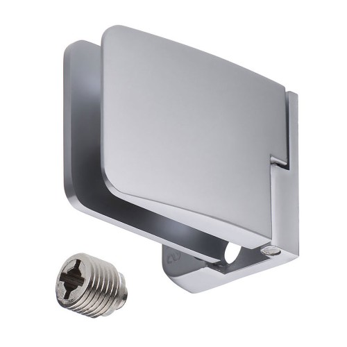 Петля для стеклянной двери центральная правая SQUARE 15.06.236-0 цвет алюминий длина 40 мм 