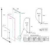 Петля для стеклянной двери универсальная SEE ME 15.06.270-0 цвет хром длина 44 мм 