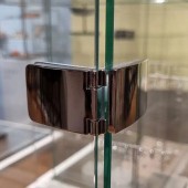 Петля для стеклянной двери универсальная SEE ME 15.06.270-0 цвет хром длина 44 мм 