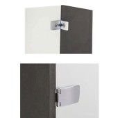 Петля для стеклянной двери универсальная SEE ME 15.06.270-0 цвет хром длина 44 мм 