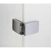 Петля для стеклянной двери универсальная SEE ME 15.06.270-0 цвет хром длина 44 мм 